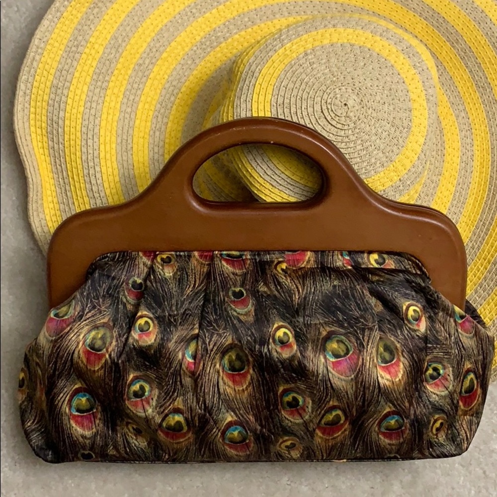 ALDO Peacock Feather Design Bag